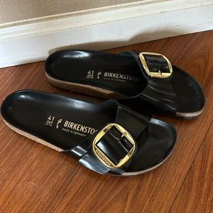 Birkenstock Gold Buckle Sandal